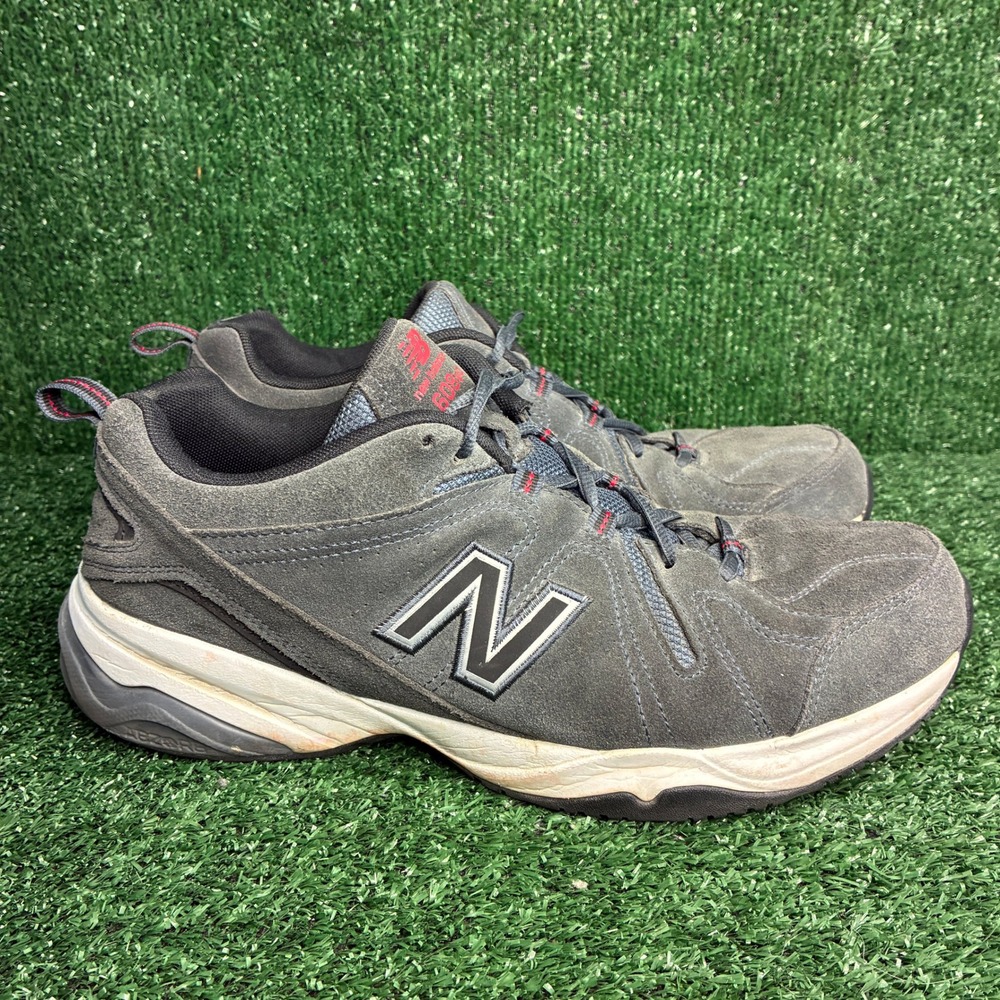 New Balance 608 Chunky Suede Abzorb Dad Training Walking Sneaker Grey Mens 11.5D